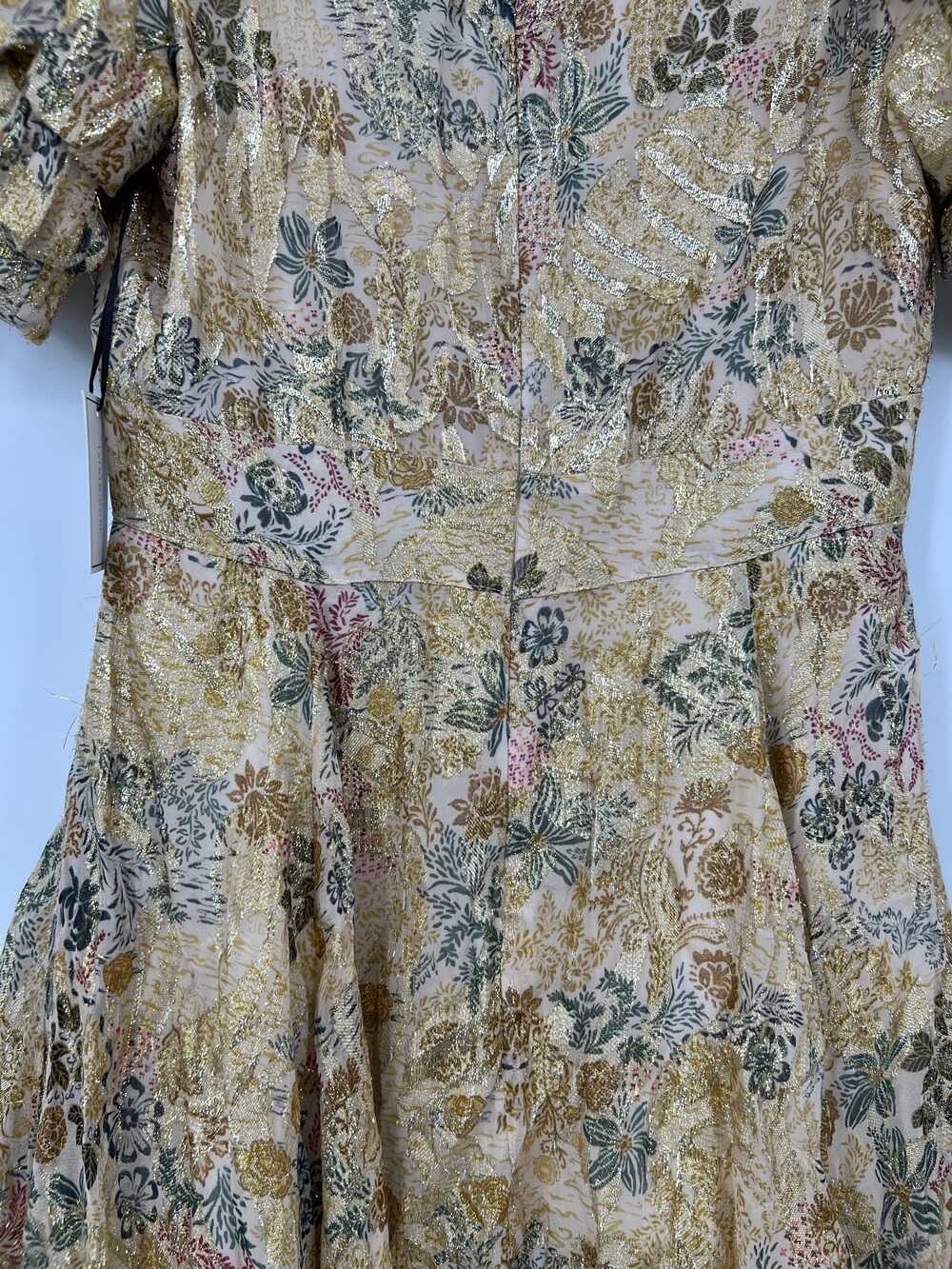 1. State Gold & Green Printed V-Neck Midi Dress | Women’s M Viscose - Picture 8 of 8
